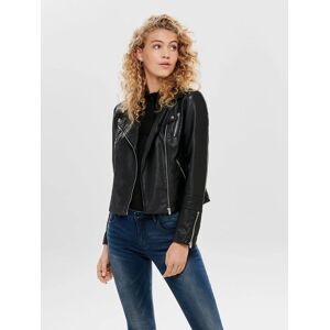 Only Onlgemma Faux Leather Biker Otw Noos (15153079) - Leather Look Jacket (15153079) black Only Onlgemma Faux Leather Biker Otw Noos (15153079) - Leather Look Jacket (15153079) black