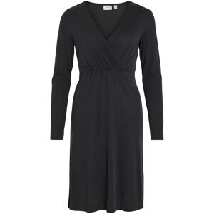 Vila Vimodala L S Wrap Midi Jurk Vila Vimodala L S Wrap Midi Jurk