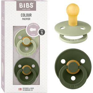 BIBS Danmark Naturlig Gummi Sutte - Sage/Hunter Green - 0-6 Måneder BIBS Danmark Naturlig Gummi Sutte - Sage/Hunter Green - 0-6 Måneder
