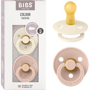 BIBS Ivory / Blush Dummy - Pacifier - Size 2 - Baby BIBS Ivory / Blush Dummy - Pacifier - Size 2 - Baby