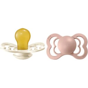BIBS Taglia 2 Avorio / Rosa Succhietto - Succhietto BIBS Taglia 2 Avorio / Rosa Succhietto - Succhietto