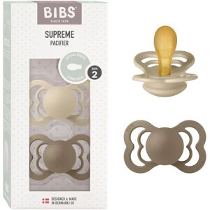 Suceur BIBS Supreme Caoutchouc Naturel Taille 2 Suceur BIBS Supreme Caoutchouc Naturel Taille 2