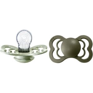 Supreme Modèle 2 - Sucette en silicone - Sage/Hun - Symétrique - 6-18 mois - Bavoirs bébé - Publicité Supreme Modèle 2 - Sucette en silicone - Sage/Hun - Symétrique - 6-18 mois - Bavoirs bébé - Publicité