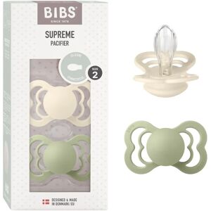 BIBS Ivory/Sage 2-Pack Silicone Pacifier - Baby Comfort BIBS Ivory/Sage 2-Pack Silicone Pacifier - Baby Comfort