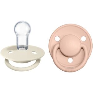 Chupeta BIBS De Lux - 0-36 Meses - Marfim/Rosa Chupeta BIBS De Lux - 0-36 Meses - Marfim/Rosa