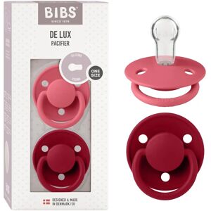 BIBS - Set 2 Siliconen Fopspeen - Koraal/Rubis - Fopspeen BIBS - Set 2 Siliconen Fopspeen - Koraal/Rubis - Fopspeen