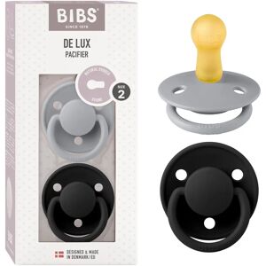Sucette Bibs De Lux - Caoutchouc Naturel, 0-6/6+ Mois - Produit Bébé - Publicité Sucette Bibs De Lux - Caoutchouc Naturel, 0-6/6+ Mois - Produit Bébé - Publicité