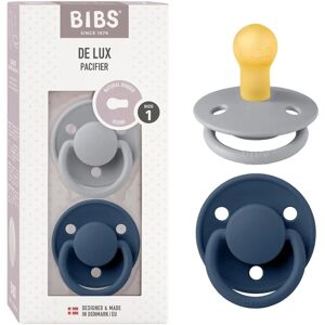 Sucette en caoutchouc naturel Bibs - Pack de 2 - Taille 1 - Cloud/Steel - Publicité Sucette en caoutchouc naturel Bibs - Pack de 2 - Taille 1 - Cloud/Steel - Publicité