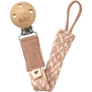 Marca BIBS Paci Braid Clipe - Rosa / Marfim - Acessório para bebê Marca BIBS Paci Braid Clipe - Rosa / Marfim - Acessório para bebê