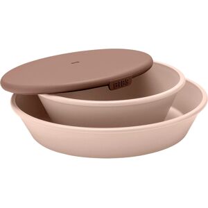 BIBS Kleinkind-Geschirr-Set - Silikon, 2 St, Blush - Baby-Fütterung BIBS Kleinkind-Geschirr-Set - Silikon, 2 St, Blush - Baby-Fütterung