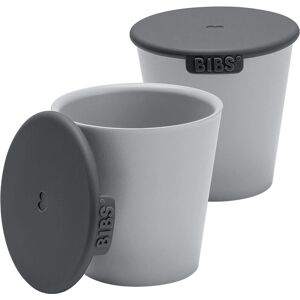 BIBS Grau Kinder Becher - Kinder Becher mit Deckel BIBS Grau Kinder Becher - Kinder Becher mit Deckel