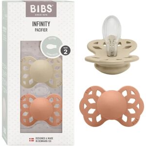 Sucette Bibs - Pack de 2 - Taille 2 - Symétrique - Vanille/Pêche - 6-18 mois - Publicité Sucette Bibs - Pack de 2 - Taille 2 - Symétrique - Vanille/Pêche - 6-18 mois - Publicité