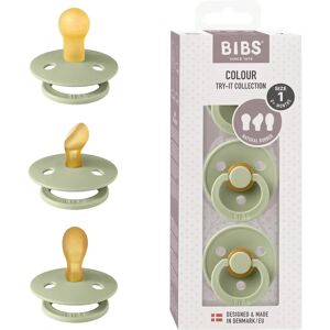 BIBS Mărimea 1 Cauciuc Natural Salvie - Suzetă BIBS Mărimea 1 Cauciuc Natural Salvie - Suzetă