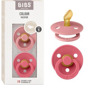 Sucette en Caoutchouc Naturel Bibs - Pack de 2 - Taille 1 - Anatomique - Rose Polaire - Publicité Sucette en Caoutchouc Naturel Bibs - Pack de 2 - Taille 1 - Anatomique - Rose Polaire - Publicité