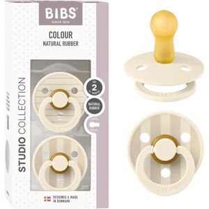 BIBS Fopspeen maat 2 - Natuurlatex, rond schild BIBS Fopspeen maat 2 - Natuurlatex, rond schild