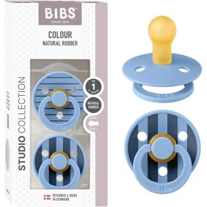 Bibs Hemelsblauw Fopspeen - 2-Pack Ronde Natuurrubber - 0-6 Maanden Bibs Hemelsblauw Fopspeen - 2-Pack Ronde Natuurrubber - 0-6 Maanden