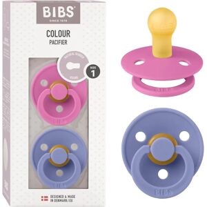 Bibs Smokk - 2-pack - Størrelse 1 - Rund - Bubblegum/Peri Bibs Smokk - 2-pack - Størrelse 1 - Rund - Bubblegum/Peri