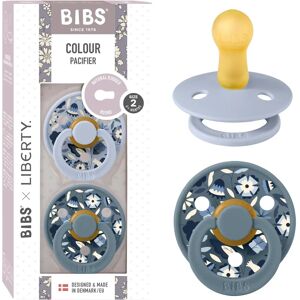Lot de 2 Sucettes Dust Blue Bibs Taille 2 - Ronde - Confort Bébé - Publicité Lot de 2 Sucettes Dust Blue Bibs Taille 2 - Ronde - Confort Bébé - Publicité