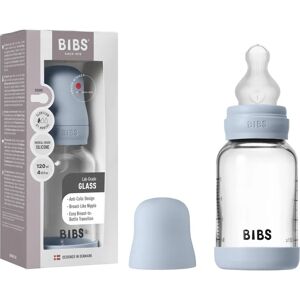 BIBS Baby Glass Bottle Silikone Slow Flow Baby Blue - Baby Bottle BIBS Baby Glass Bottle Silikone Slow Flow Baby Blue - Baby Bottle