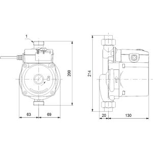 Pompa acqua Grundfos UPA 15-120 - Pressione automatica Pompa acqua Grundfos UPA 15-120 - Pressione automatica