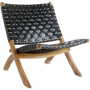 House Nordic Perugia Leder Klappstuhl - Schwarz - 74x73x66cm House Nordic Perugia Leder Klappstuhl - Schwarz - 74x73x66cm