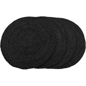 House Nordic 3984002 Donkergrijze Jute Placemat - Set van 4 placemats House Nordic 3984002 Donkergrijze Jute Placemat - Set van 4 placemats
