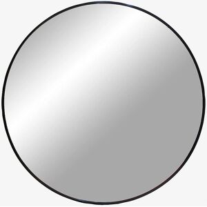 House Nordic Black Aluminum Round Mirror Ø 60 cm - Mirror House Nordic Black Aluminum Round Mirror Ø 60 cm - Mirror