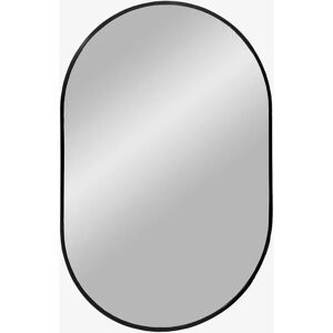 House Nordic Aluminum Rectangular Mirror - 50 x 80 cm - Black Frame House Nordic Aluminum Rectangular Mirror - 50 x 80 cm - Black Frame