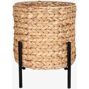 House Nordic Model Antas Plant Pot - Water Hyacinth - Natural/Black - 26.5x26.5x28 cm House Nordic Model Antas Plant Pot - Water Hyacinth - Natural/Black - 26.5x26.5x28 cm