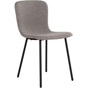 Silla de comedor gris claro House Nordic Halden - Silla de comedor Silla de comedor gris claro House Nordic Halden - Silla de comedor