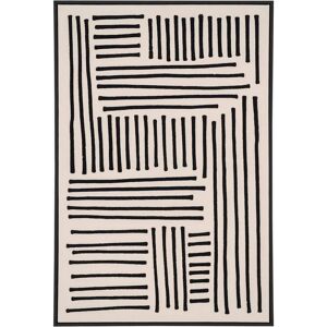 House Nordic Black and beige canvas print - Lines - Canvas print House Nordic Black and beige canvas print - Lines - Canvas print