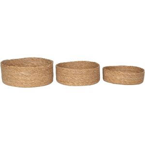 House Nordic Seegras Korbenset - 3 braun 20x6x20cm House Nordic Seegras Korbenset - 3 braun 20x6x20cm