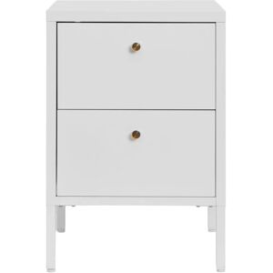 House Nordic Commode en Acier Blanc à 2 Tiroirs - Commode - Publicité House Nordic Commode en Acier Blanc à 2 Tiroirs - Commode - Publicité
