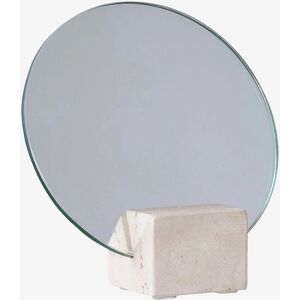 House Nordic rund travertinsspegel - 18cm - Badrumsdekoration House Nordic rund travertinsspegel - 18cm - Badrumsdekoration