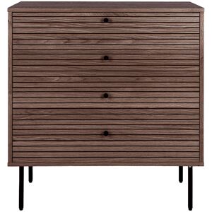 House Nordic Kyoto Donker Eiken Ladekast - Commode House Nordic Kyoto Donker Eiken Ladekast - Commode