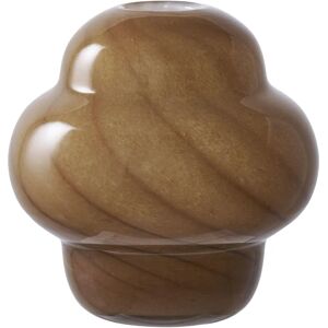 House Nordic Brown Glass Vase - Ø 16.5 x 17 cm - Elegant Decor House Nordic Brown Glass Vase - Ø 16.5 x 17 cm - Elegant Decor
