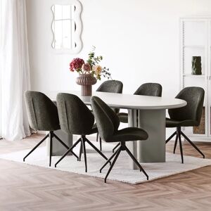 House Nordic Nagano - Moderne oval spisebord for 10 - Tre House Nordic Nagano - Moderne oval spisebord for 10 - Tre