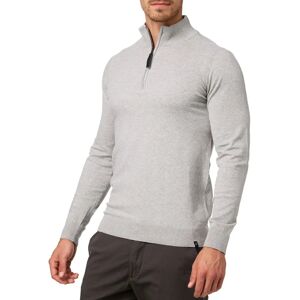 INDICODE INAncona Herren Grau Mel Zipper Pullover INDICODE INAncona Herren Grau Mel Zipper Pullover