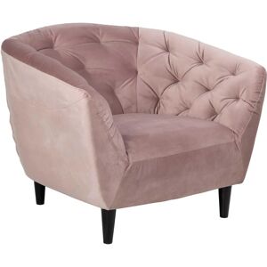 ACTONA GROUP Ria Poltrona - Microvelluto, rosa, 97x78x84cm ACTONA GROUP Ria Poltrona - Microvelluto, rosa, 97x78x84cm