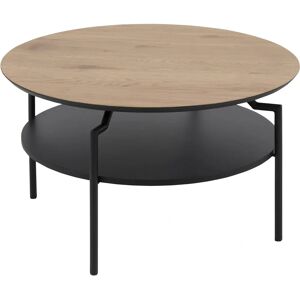 ACTONA GROUP Goldington Sofabord - Rund, 80x45cm, Vild eg ACTONA GROUP Goldington Sofabord - Rund, 80x45cm, Vild eg