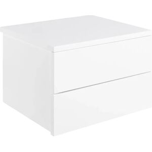 NORDFORM Avignon Wall-Mounted Nightstand - White - Modern Bedroom Storage NORDFORM Avignon Wall-Mounted Nightstand - White - Modern Bedroom Storage