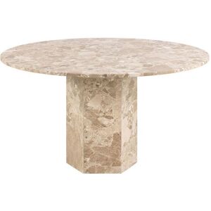 Signature Urmala - Marmor runder Esstisch - 130x130x75 cm Signature Urmala - Marmor runder Esstisch - 130x130x75 cm