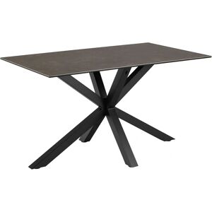 ACTONA GROUP Heaven Sort Rektangulært Keramisk Spisebord - Spisebord ACTONA GROUP Heaven Sort Rektangulært Keramisk Spisebord - Spisebord