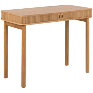 Actona Langley - Robuster Eichenschreibtisch mit Schiebetüren Actona Langley - Robuster Eichenschreibtisch mit Schiebetüren