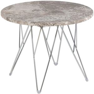 Ebuy24 Prunus Table Basse Marron - Marbre Rond 55cm - Publicité Ebuy24 Prunus Table Basse Marron - Marbre Rond 55cm - Publicité