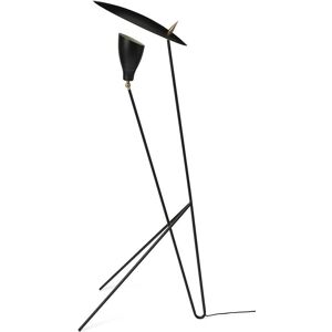 Warm Nordic Silhouette Gulvlampe - Svart - Skulptural, Indirekte Lys Warm Nordic Silhouette Gulvlampe - Svart - Skulptural, Indirekte Lys
