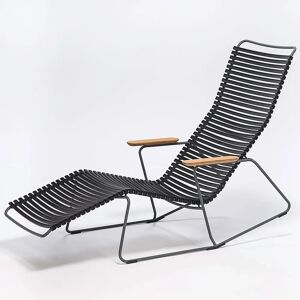 HOUE Click Sunrocker - Noir - Lames réglables - Transat - Publicité HOUE Click Sunrocker - Noir - Lames réglables - Transat - Publicité