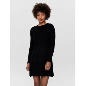 Only Alma O-Neck Knit Dress black Only Alma O-Neck Knit Dress black