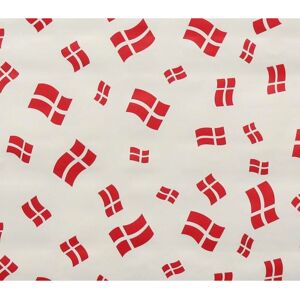 Borg Living - Danish flag oilcloth 140 cm x 10 m - White - Dannebrog - Oilcloth Borg Living - Danish flag oilcloth 140 cm x 10 m - White - Dannebrog - Oilcloth