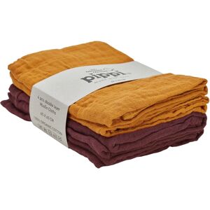 Pippi Baby Muslin Cloths - 4 Pack - 65x65 - Tortoise Shell Pippi Baby Muslin Cloths - 4 Pack - 65x65 - Tortoise Shell